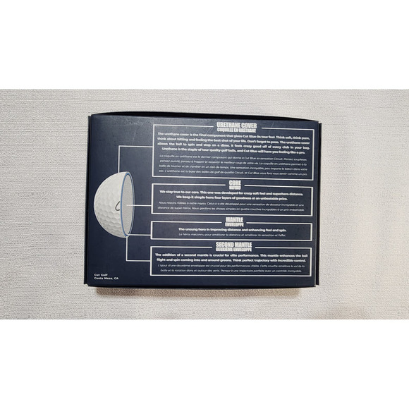 cut blue golf ball 12pk - Picture 4 of 5